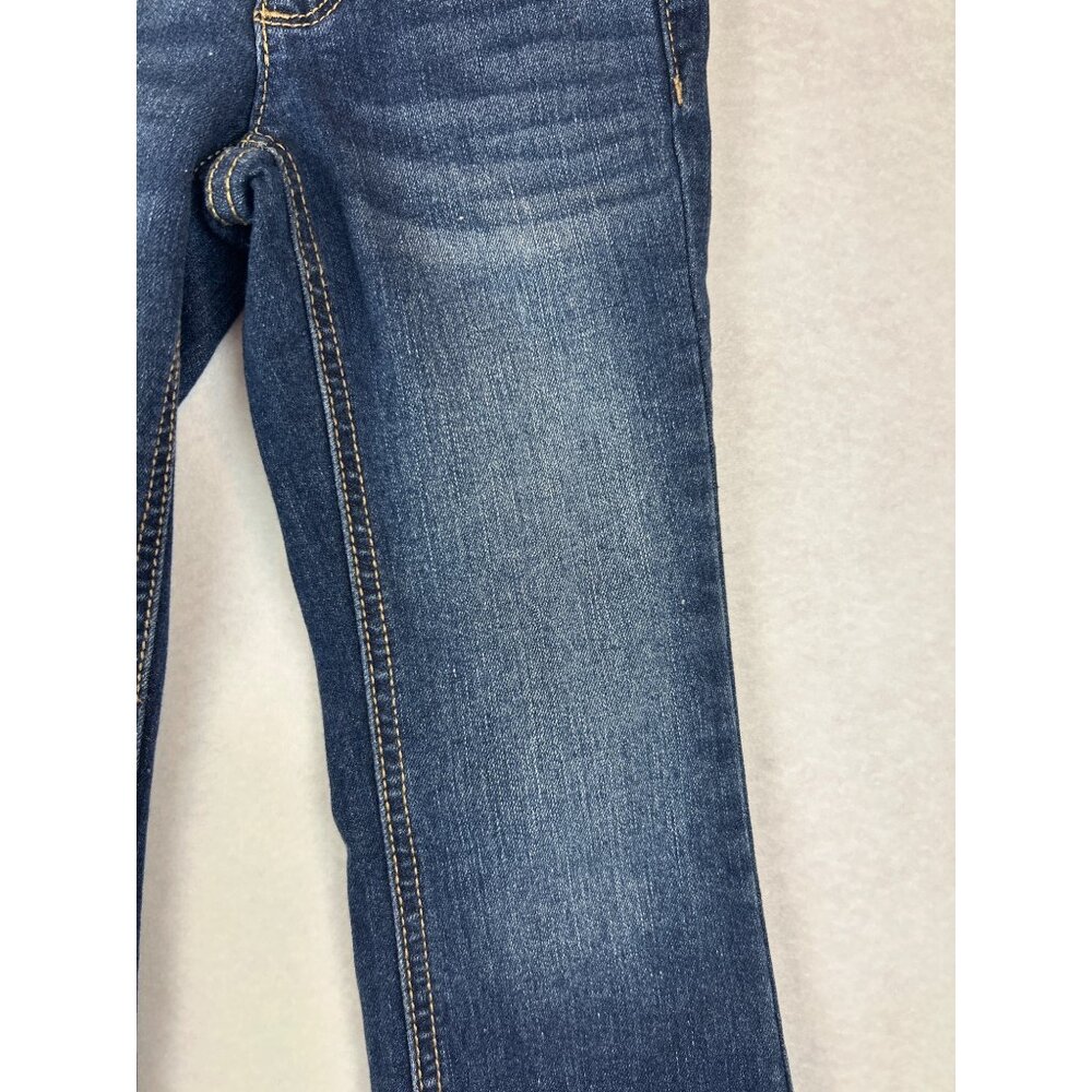 Girls Jordache Bootcut Stretch Denim Jeans Girls Size 5 Dark Wash - Picture 2 of 9